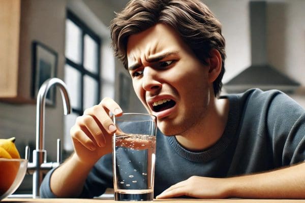 water tastes bad