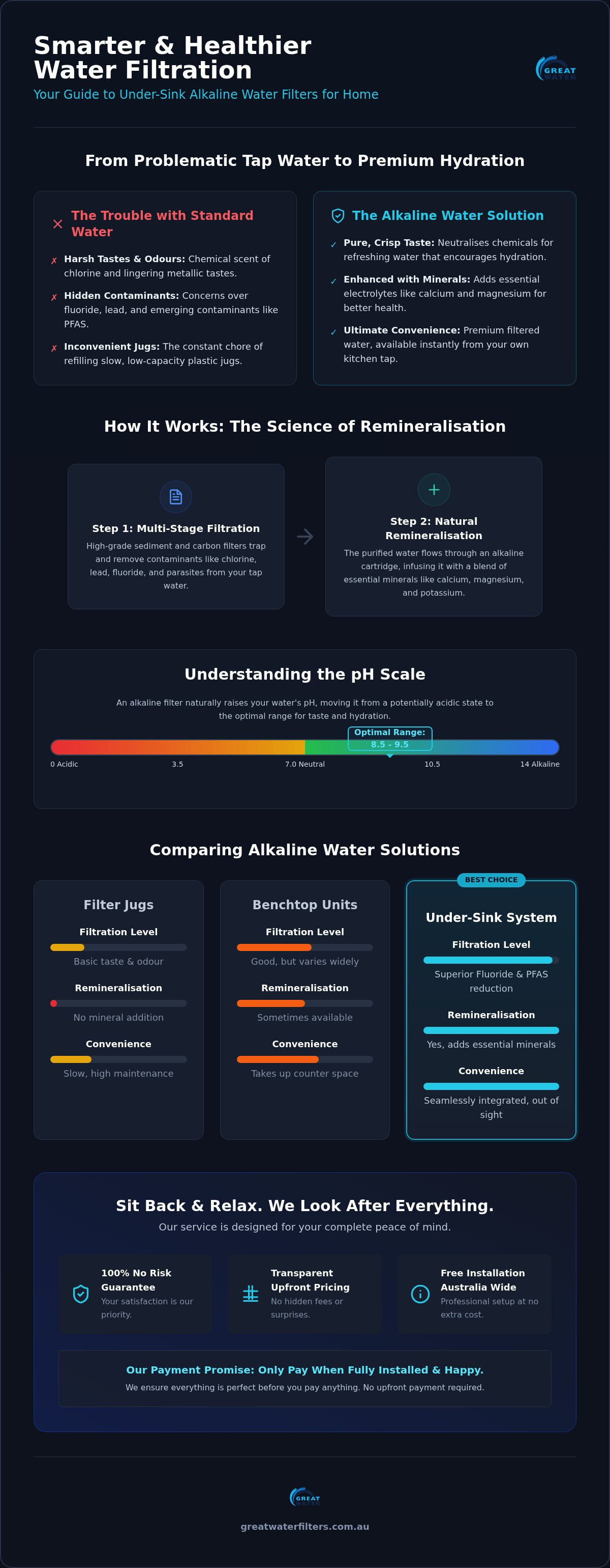Alkaline water filter for home