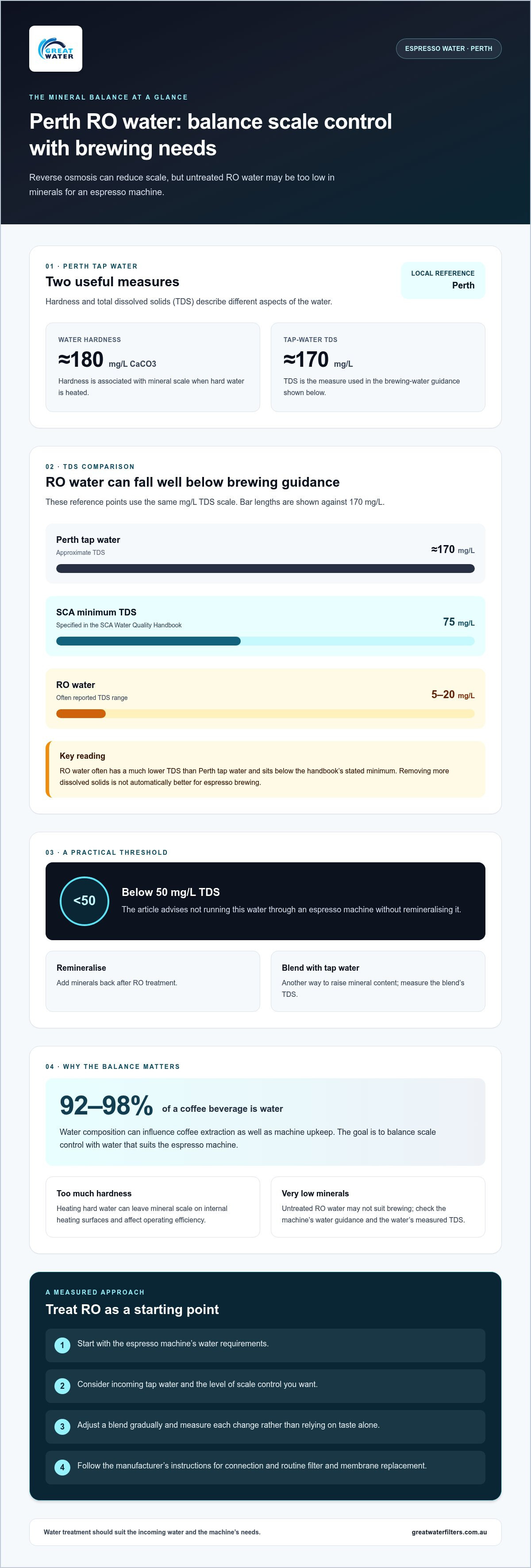 Reverse osmosis for coffee machine Perth